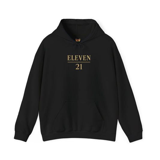 Unisex Heavy Blend™ Hooded Sweatshirt - ELEVEN 21 Gold Design